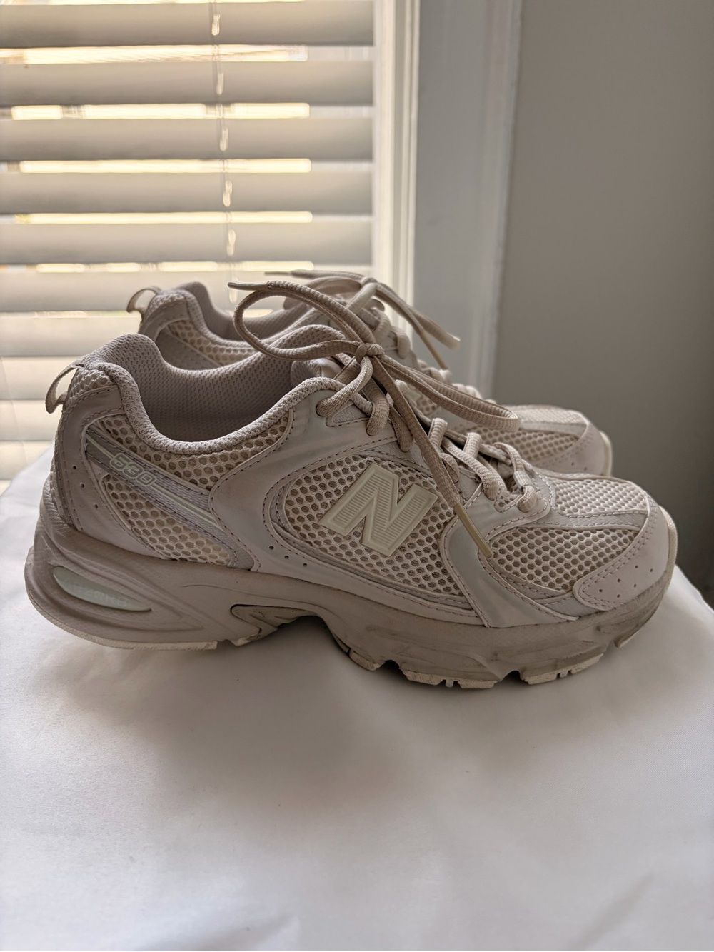 NEW BALANCE Women's Athletic Sneaker in Light Beige - Picture 3 of 8